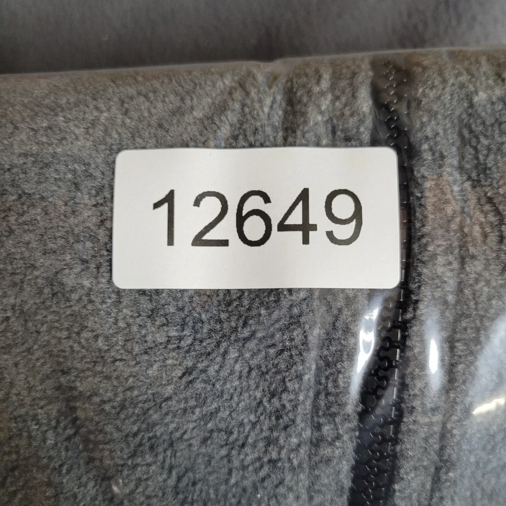 Team USA Olympics Jacket Full Zip Mens XL Gray Fleece Mock Neck Made‎ in USA